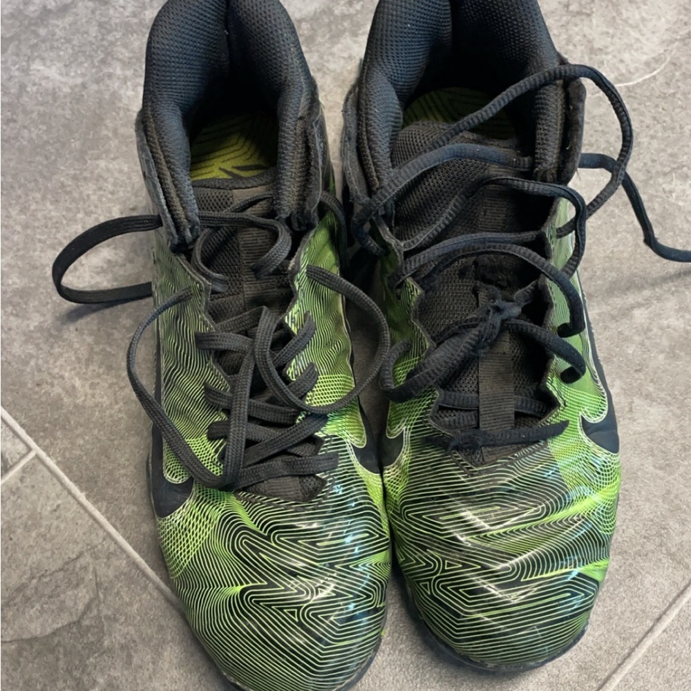 Nike Green and Black Athletic Shoes